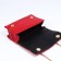 Bag Messenger with zipper, red color