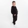 Costume for a boy (sweatshirt/pants), black color, height 140 cm