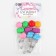Bulavka English "fruits", safe, 50 mm, 10 pcs, color mix