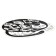 Bookmarks with adhesive edge (stickers) 17 x 45 mm, 25 x 32 mm, 8 forms of 20 sheets, plastic, phoenix "cat"