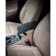 AIRLINE armrest cover, universal, 200x300 mm, glassy eco -leather, black color