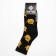 New Year's socks KAFTAN "Fun" size 41-44 (27-29 cm), black color
