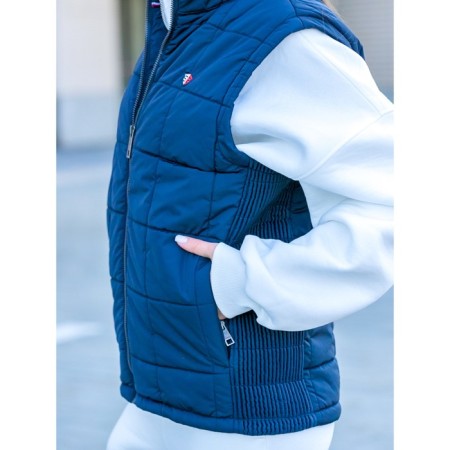 Male ise vest, size 56, dark blue color-10