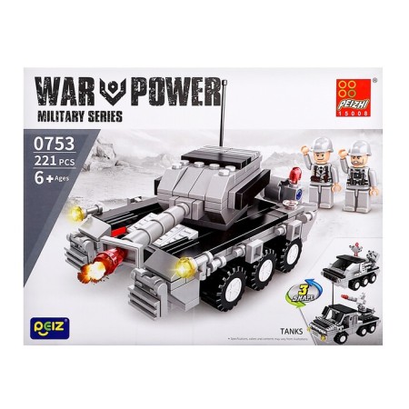 Military designer "Tank", 3 in 1, 221 detail-3
