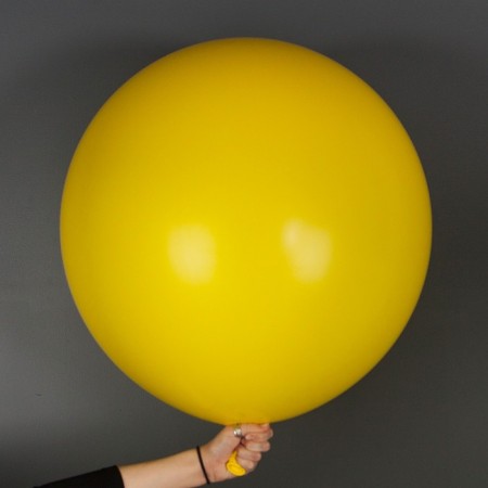 Latex ball 36 ", pastel, 1 pc., Yellow-1