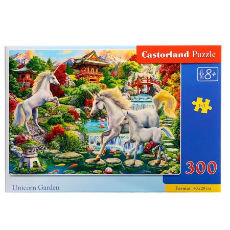 Puzzle "Garden of Unicorns", 300 elements-1