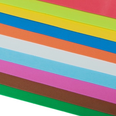 Foamiran colored, A4, 2 mm, Devente set, 10 sheets x 10 colors-2