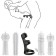 A set of nozzles of massage, stimulating, gel silicone, 5 pcs