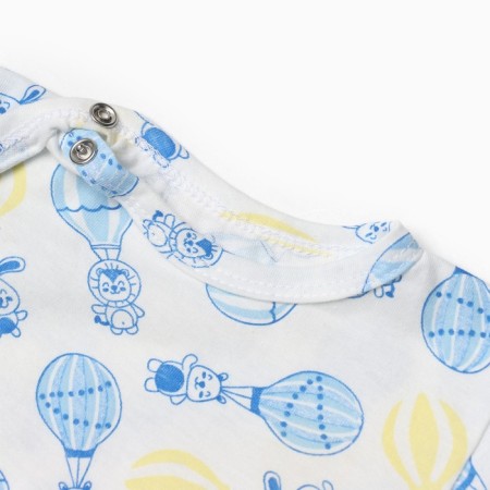 Kit (blouse/pants) "balloon", blue color, height 62 cm-2