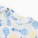 Kit (blouse/pants) "balloon", blue color, height 62 cm