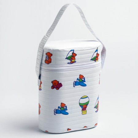 Thermal drum is a container for classic bottles (plastic), mix color-7