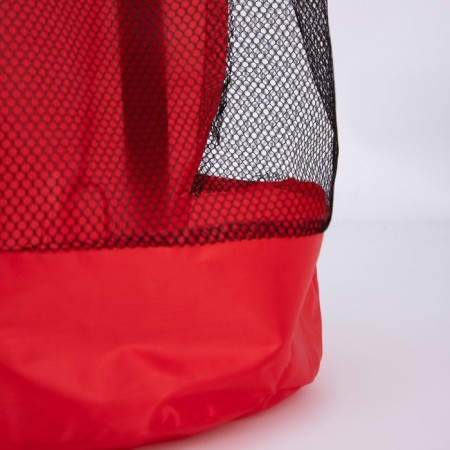 Baby backpack for a boy, 47x24 cm, mesh, for sandbox, red color-2