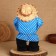 Amulet - brownie "Ivanovich with Bayan", h = 40 cm