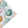 Paper packing glossy bilateral “Christmas tree balls”, 70 x 100 cm, new year