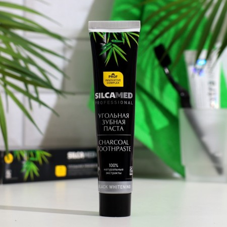 Silcamed Black Whitening toothpaste in Penal, 75 g-1