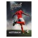 Notepad A6, 40 sheets in the football cage, hard cover, glossy lamination, offset block