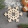 Wooden stand for the hot shade "Snowflake", 9 × 9 cm