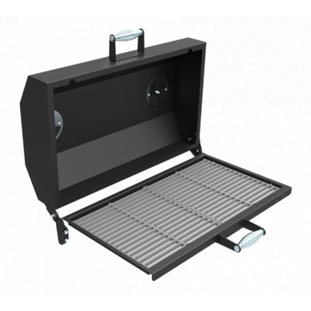 Grille cover (with cast-iron grate-grille) for the vene-ogals Iskander-400, 69 x 42 x 20 cm-1