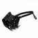 Muzzle of pressed leather adjustable, No. 4, DN 8.8 cm, OM 29-35 cm, black