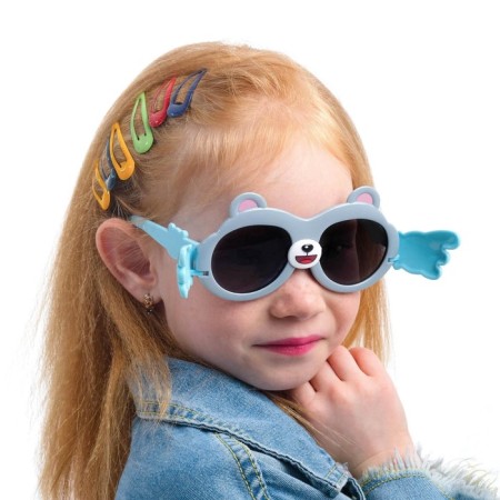 Children's glasses, polarization, TR90, lens 5x6 cm, width 14 cm, puff 13 cm-1