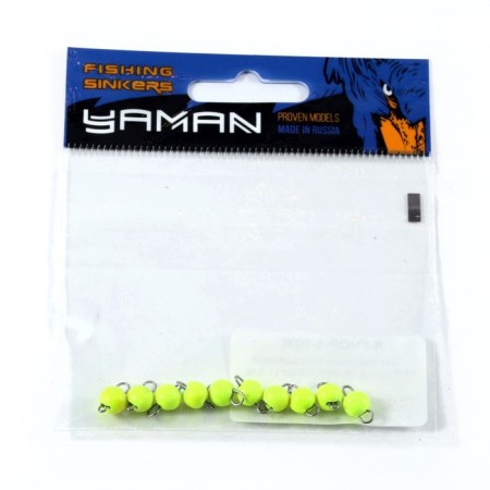 Cargo Cheburashka painted collapsible Yaman 10 pcs., 1 g, yellow-4