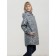 Vetrovka for girls, height 128 cm, silver color