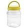 Bank for storage of products, plastic, 1.5 l, color mix