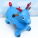 Toy - Children's "Deer" rubber inflatable, 50x27cm, blue