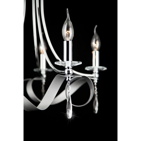 ADELIA 5X60W Celter E14, chrome 62x62x48 cm-3