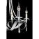 ADELIA 5X60W Celter E14, chrome 62x62x48 cm