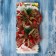 Jewelry jewelry "spruce composition" (set 2 pcs) Bant with print, 12x11 cm, red