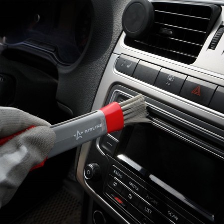 Brush for cleaning deflectors and inaccessible places of auto ABFN005-5