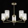 Ceiling EVOLUCE lamp. Sle1046-302-05. Vestre. 5x60 watts, E27, 64x64x53 cm, bronze color