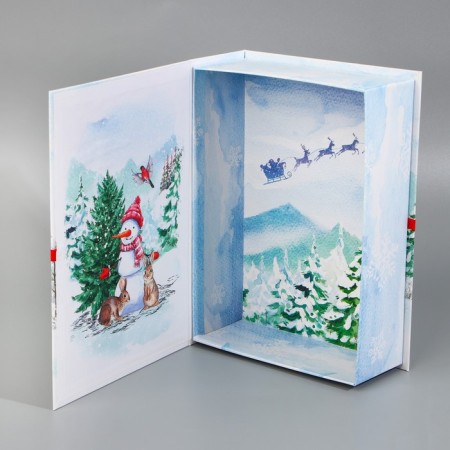 Box - Kniga "Happy New Year", 27 x 19.5 x 8 cm, New Year-6