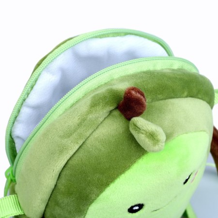 Children's plush bag "Avocado", 25x7x20 cm-3