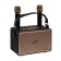 Portable karaoke system M4202+, 25 W, 3600 mAh. 2 microphone, black