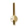 Furniture hook CAPPIO TKD030, two -rod, color mat gold