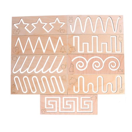 Stencils for drawing "Recording", set of 9 pcs.-2