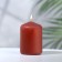 Candle - cylinder, 4 × 6 cm, 9 hours, chestnut