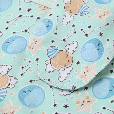 Costume (swing, slider, cap) Bloom Baby constellation, p. 56 cm, blue-2