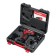 Drill-shurubover bison, battery, 2x1.3 ah, BZP, 0.8-10 mm, 0-350/0-1300 rpm