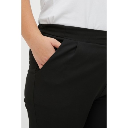 Female trousers, size 68, black color-2