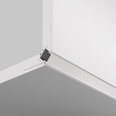 Aluminum profile of hidden installation LED Strip Alm-502-S-2M, 200x5x2.2 cm, silver color-4