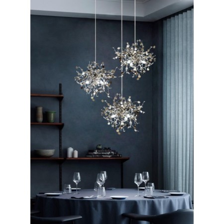 Bayerlux lamp "Istra" 3xg9 chrome 58x58x30cm-7