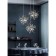 Bayerlux lamp "Istra" 3xg9 chrome 58x58x30cm