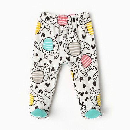Children's sliders, white color/elephant, height 74 cm