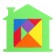 Tangram "House", Mix colors