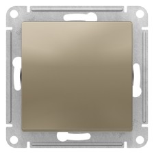 Switch Se Atlasdesign, 10 a, 1 key, CX 1, mechanism, champagne color