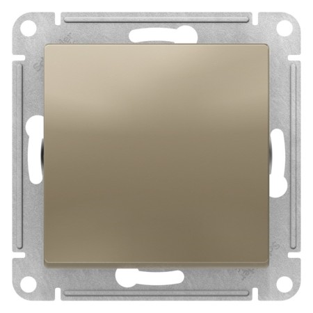 Switch Se Atlasdesign, 10 a, 1 key, CX 1, mechanism, champagne color