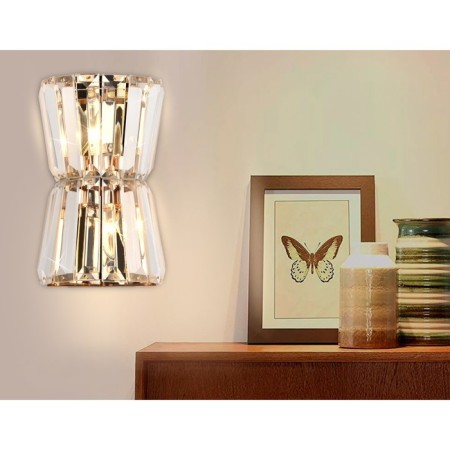 Wall lamp with crystal Ambrella Light, Traditional, TR5219, E14, Color Gold-1